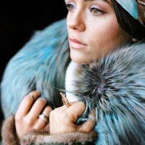 enVie Green Fur Couture