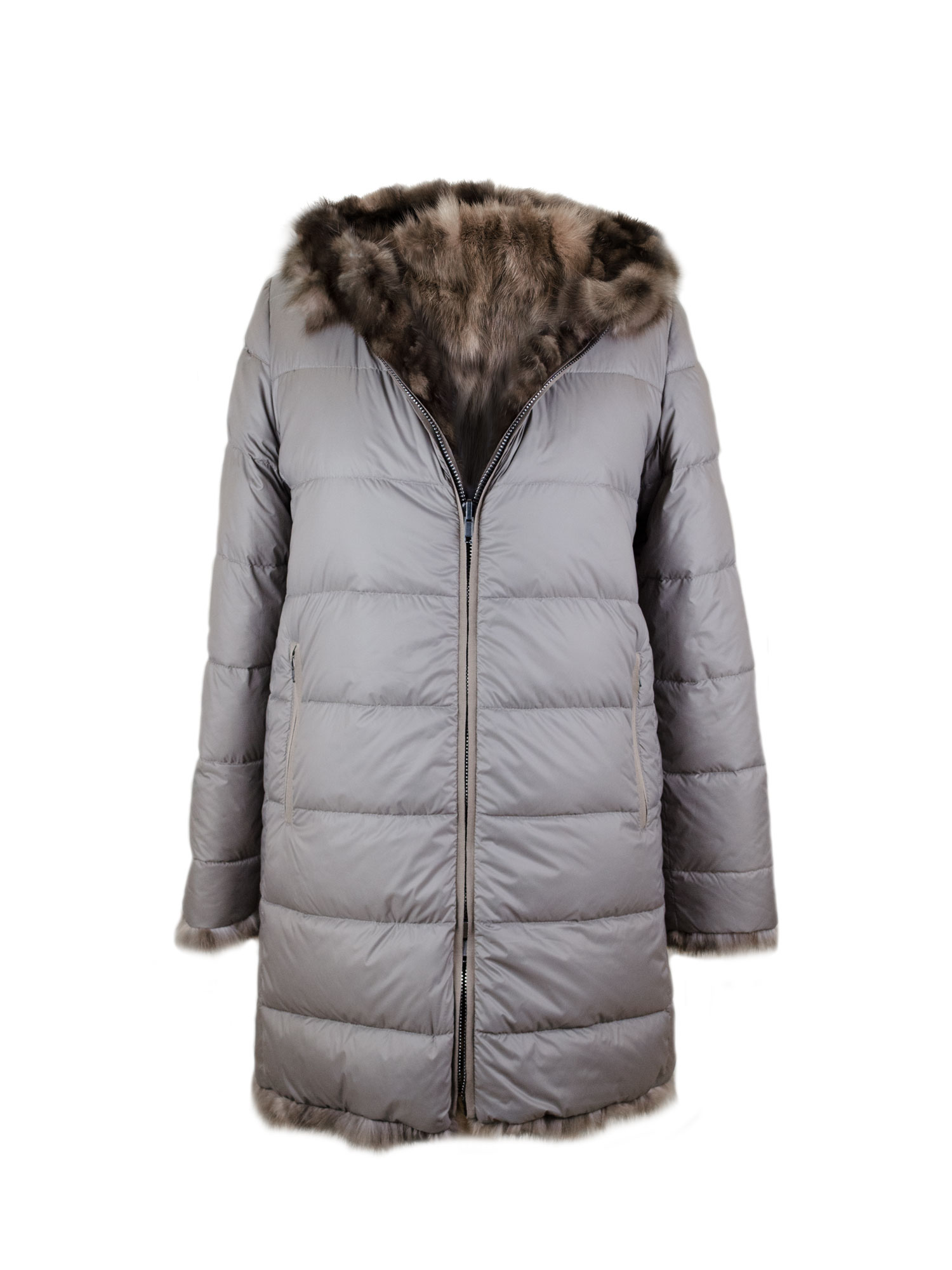 DownTown Parka Tortora - enVie heArtwork