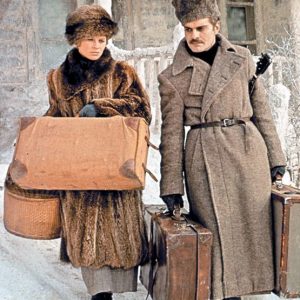 Dr. Zhivago wearing Fur Coats